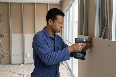 Instalação de drywall em ambiente residencial no Rio de Janeiro