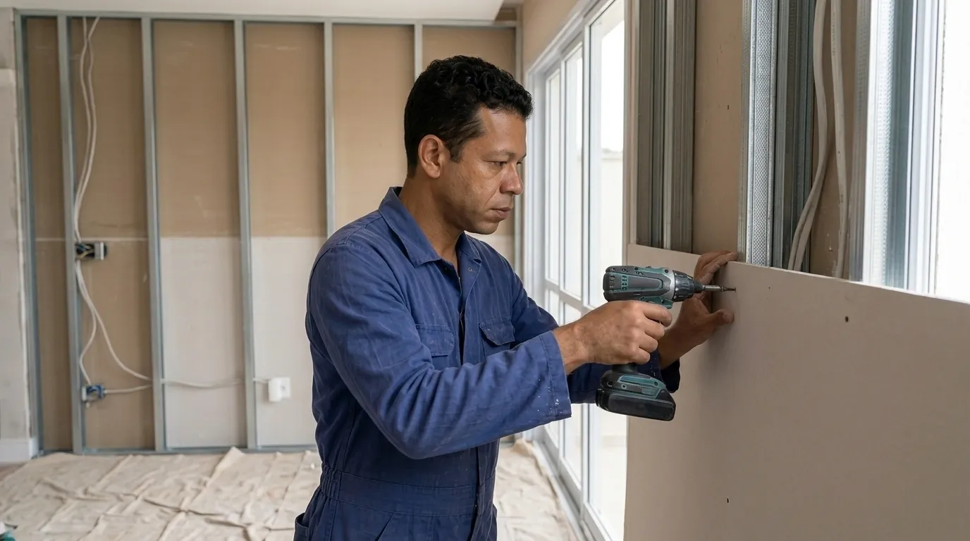 instalação de drywall em ambiente interno no Rio de Janeiro